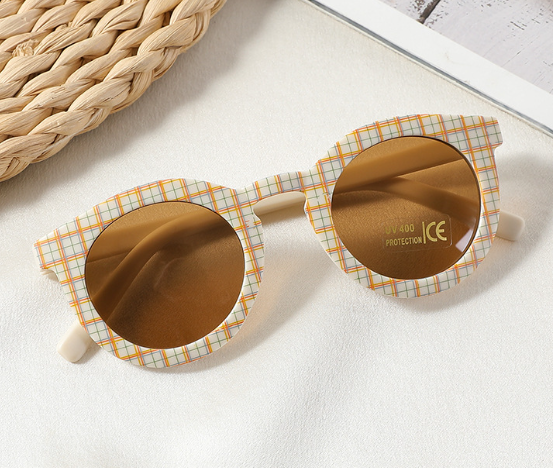 Vintage Checkers Sunglasses for Kids