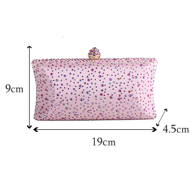 Clutch Handbags with Rhinestone | Multiple Colors