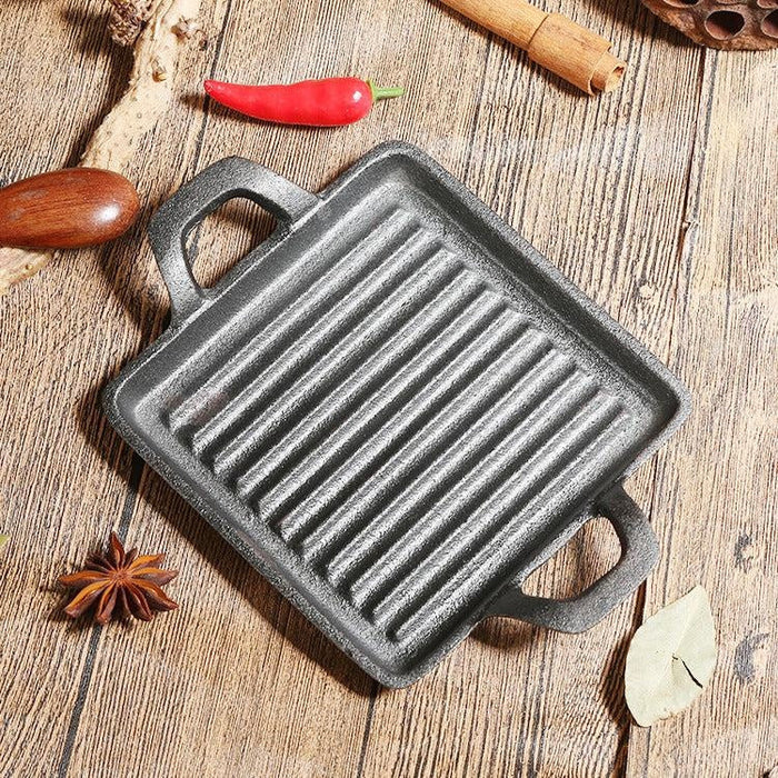 Cast Iron Barbecue Grill Pan