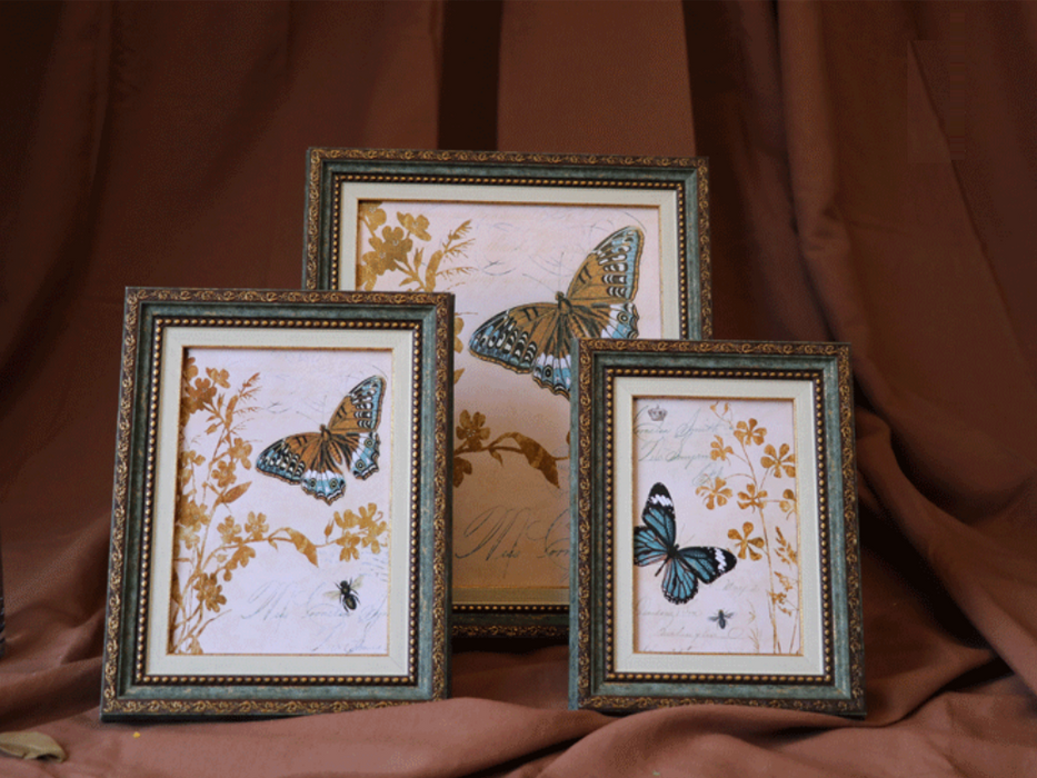 European-Style Embossed Picture Frame | Multiple Colors/Sizes