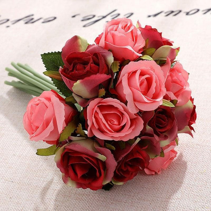 Artificial Rose (Flower) Bouquets | Multiple Colors-sourcy-global.myshopify.com-