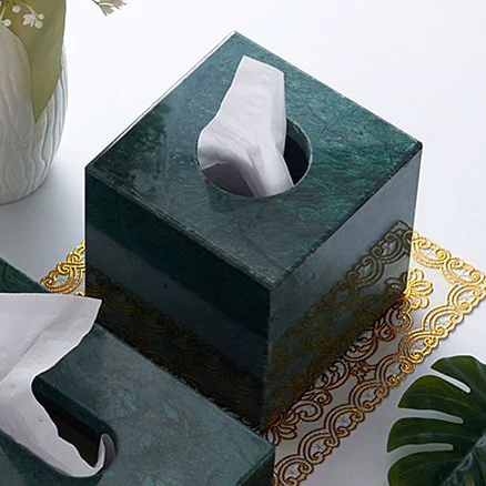 Marbled Tissue Box | Multiple Colors