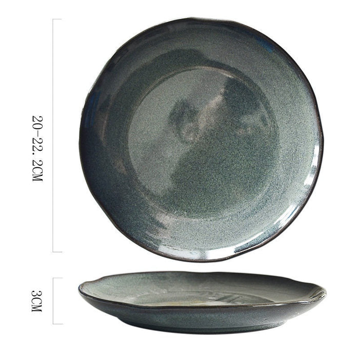 Ceramic Round Plate | Multiple Colors