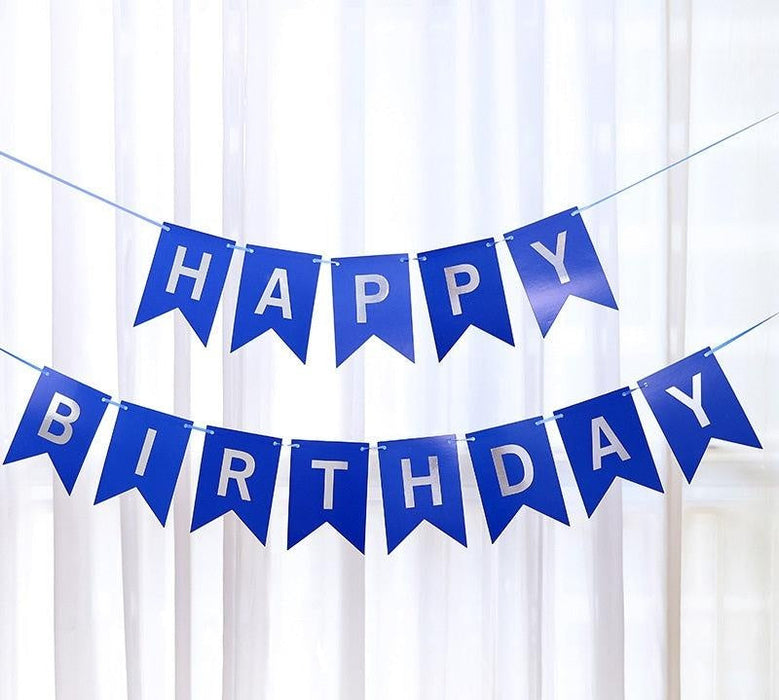 Happy Birthday & Flower Banners | Multiple Colors
