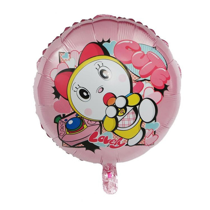 Round Cartoon-Print Aluminum Balloons | Multiple Styles-sourcy-global.myshopify.com-