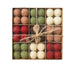 Wool Balls Christmas Tree Decoration (36 pcs) | Multiple Colors