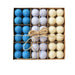 Wool Balls Christmas Tree Decoration (36 pcs) | Multiple Colors