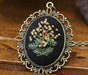 Embroidered Pendant Necklace - Floral | Multiple Styles-sourcy-global.myshopify.com-