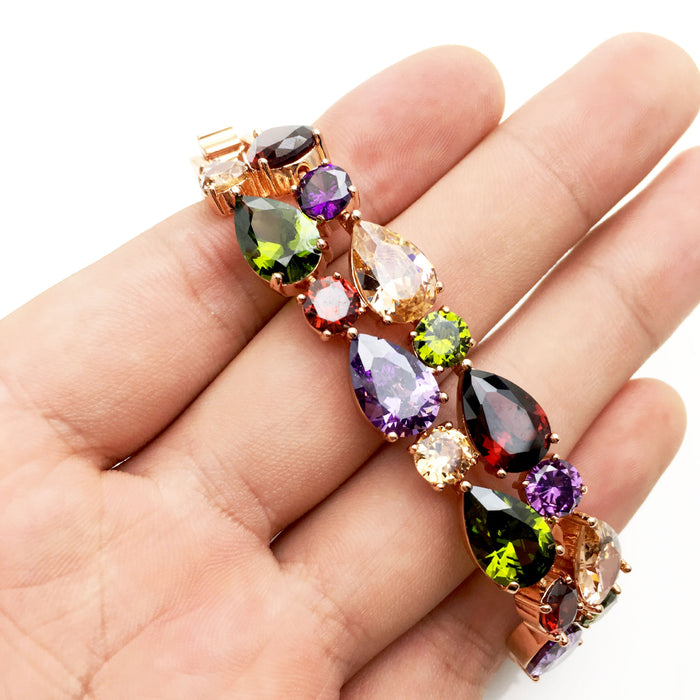 Multi-color Stone Bracelet