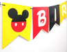Cartoon Style Happy Birthday Banner