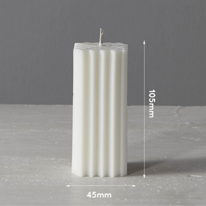 Artisan White Candle | Multiple Styles