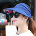 Sun Hat 4--Dark blue with pearls-sourcy-global.myshopify.com-