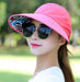Sun Hat/Visor with Floral Beads | Multiple Colors