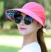 Sun Hat/Visor with Floral Beads | Multiple Colors-sourcy-global.myshopify.com-