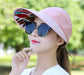 Sun Hat/Visor with Floral Beads | Multiple Colors-sourcy-global.myshopify.com-