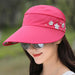 Sun Hat/Visor with Floral Beads | Multiple Colors