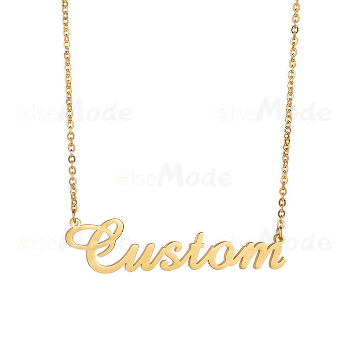 Stainless Steel Name Necklace | Customizable-sourcy-global.myshopify.com-