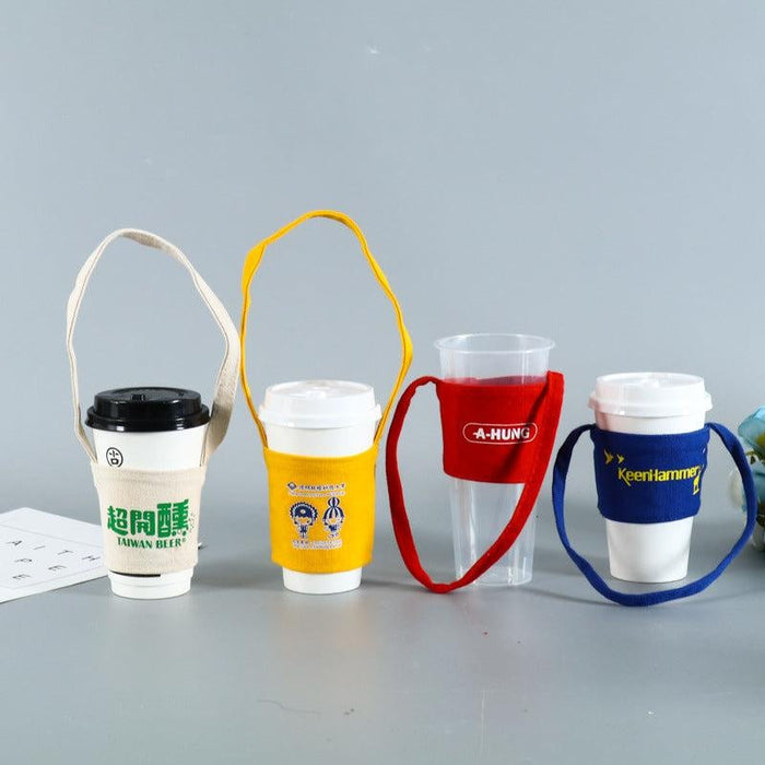 Canvas Cup Holder | Customizable Image or Logo