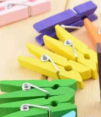 Wooden Clips | Multiple Colors