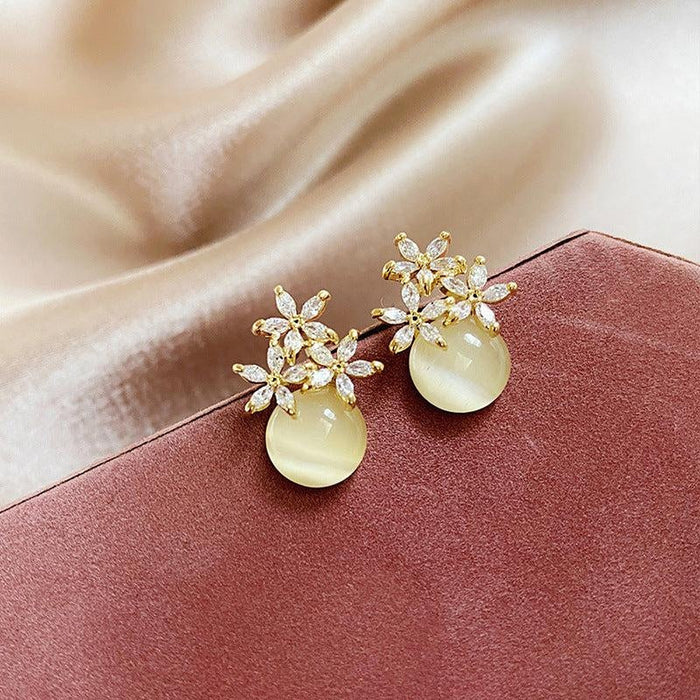 Opal Stud & Dangling Earrings | Multiple Styles-sourcy-global.myshopify.com-