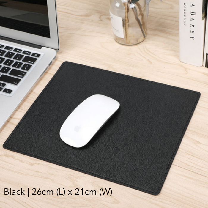 Leather Mouse Pad | Customizable Image or Logo
