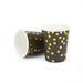 Black & Gold Paper Cups (25 pcs)