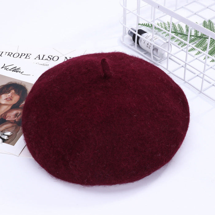 Beret Hat 2--Red