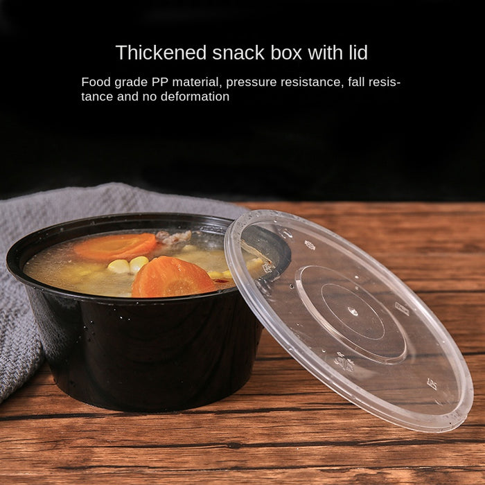Disposable Plastic Bowl with Lid