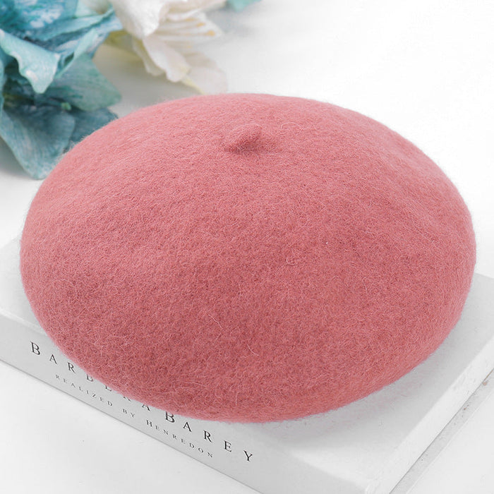 Beret Hat 5--Red