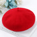 Beret Hat 6--Red