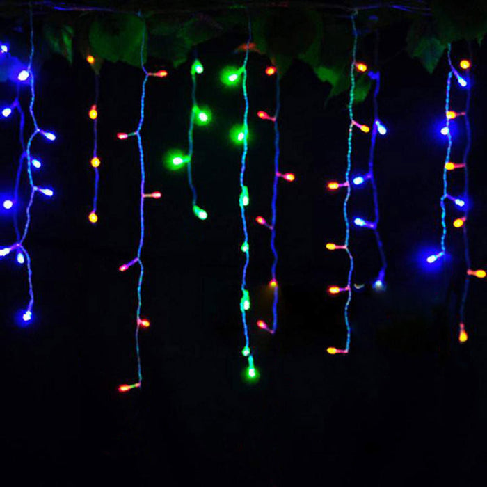 Dangling LED Lights 1--UG-A Coloured 1---3.5x0.6m