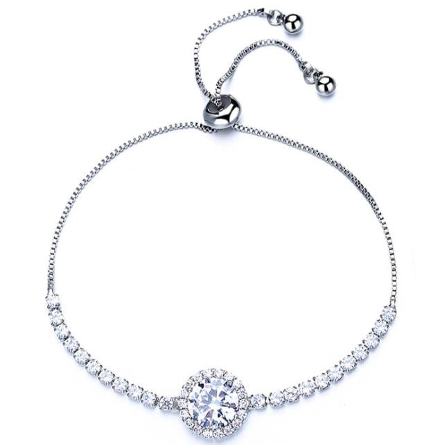 Adjustable Crystal Stone Bracelet | Platinum-sourcy-global.myshopify.com-