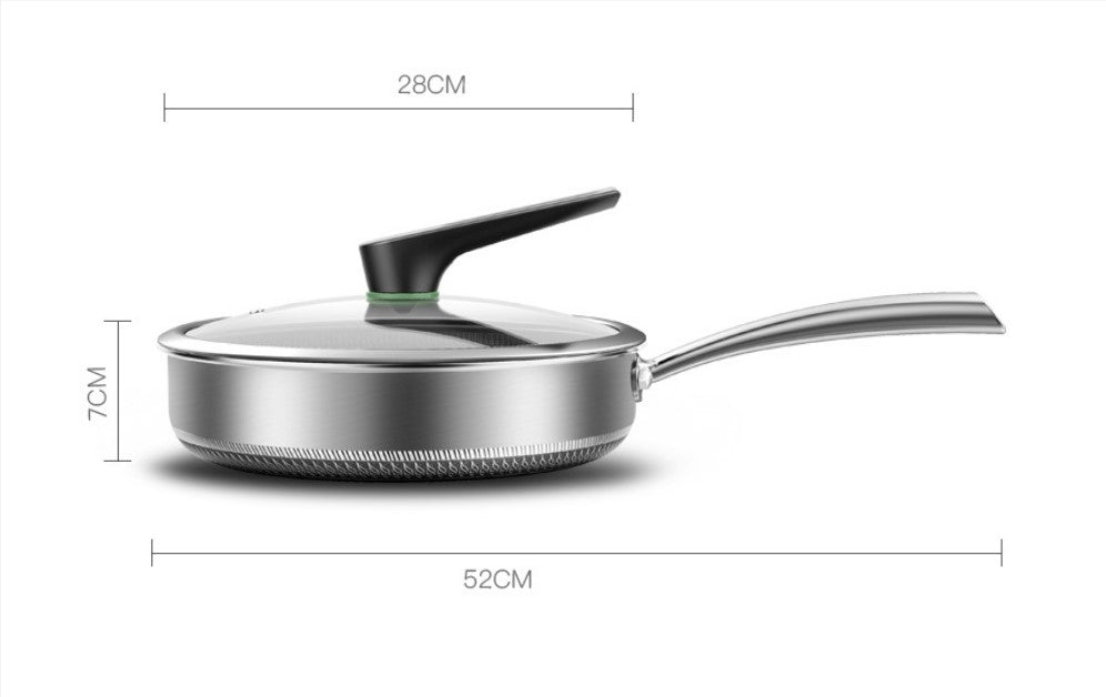 Stainless Steel 304 Non-stick Frying Pan | Multiple Sizes