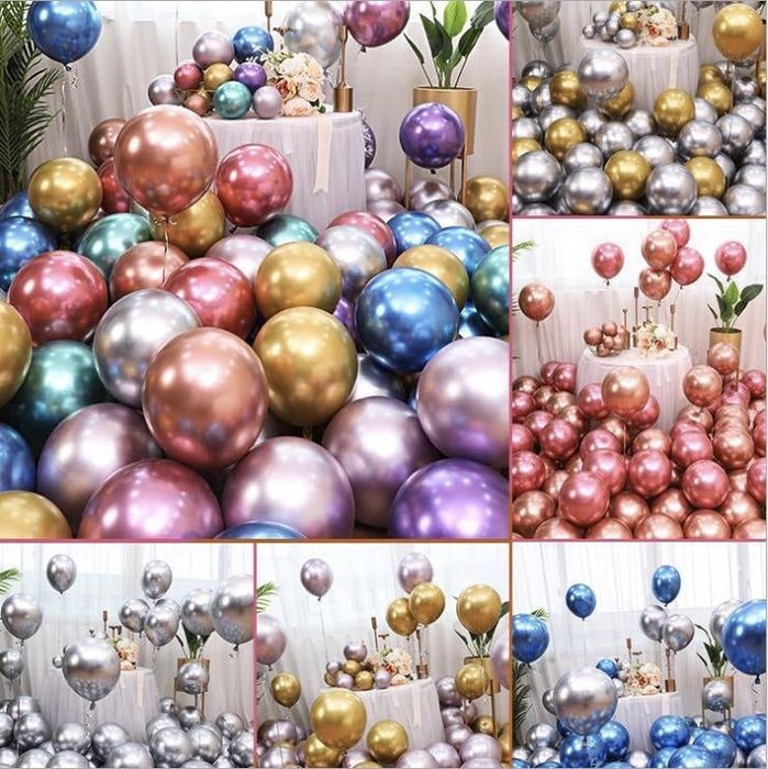 Metallic Balloons (50 pcs) | 10 in.