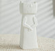 White Ceramic Kitten Design Vase | Multiple Sizes