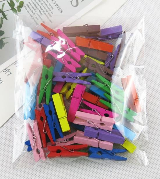 Wooden Clips | Multiple Colors