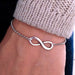 Infinity and Chain Bracelet