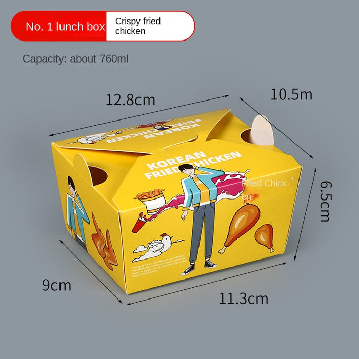 Foldable Paper Meal Box