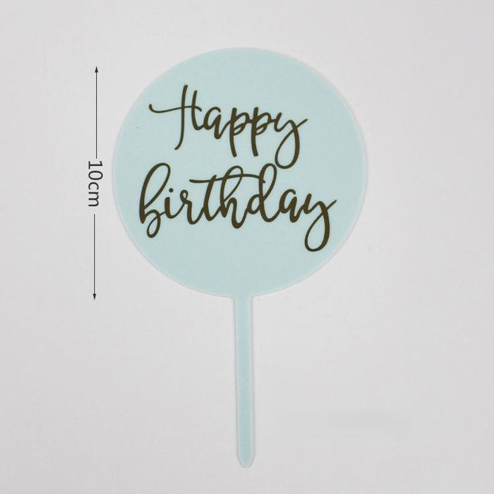 Birthday & Greetings Cake Topper | Multiple Styles