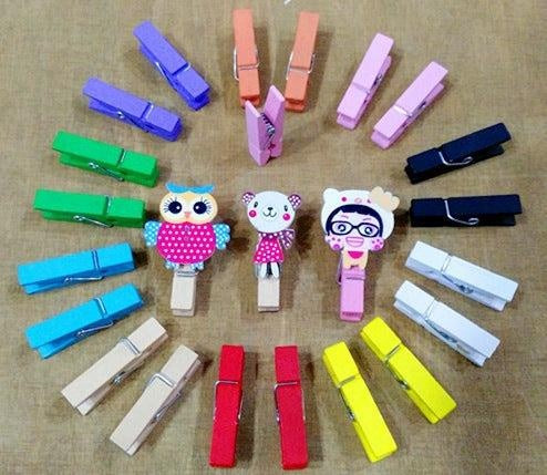 Wooden Clips | Multiple Colors-sourcy-global.myshopify.com-