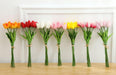 Artificial tulips