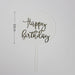 Birthday & Greetings Cake Topper | Multiple Styles