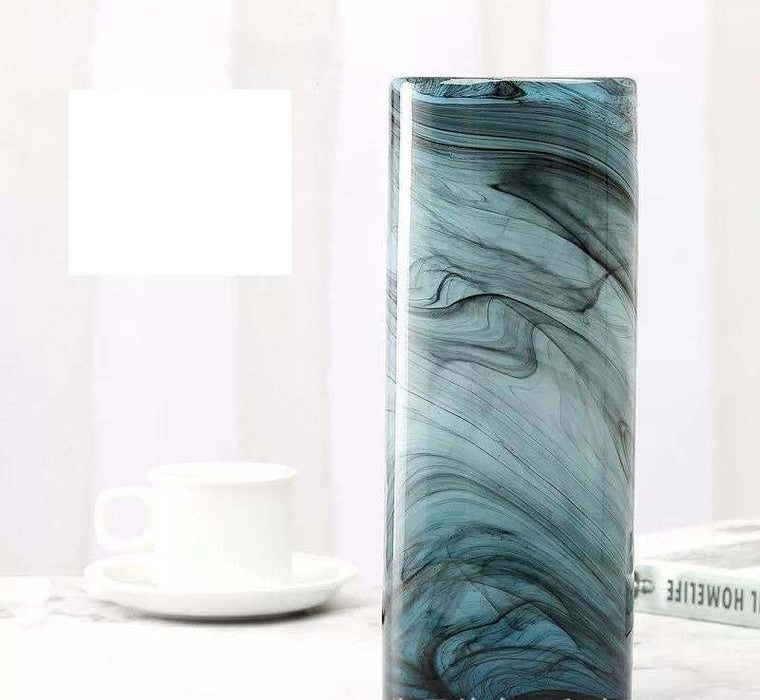 Marble Glass Vase | Multiple Colors/Sizes