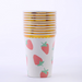 Strawberry Print Paper Cups | 10 pcs-sourcy-global.myshopify.com-
