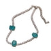 Blue Crystal Bracelet | Silver Base-sourcy-global.myshopify.com-