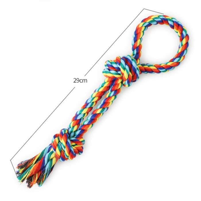 Colorful Rope Dog Toy - Set | Multiple Colors