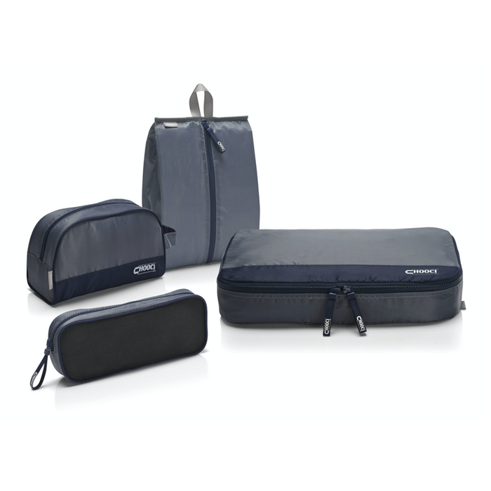 Four Piece Waterproof Travel Bag Set | Multiple Colors