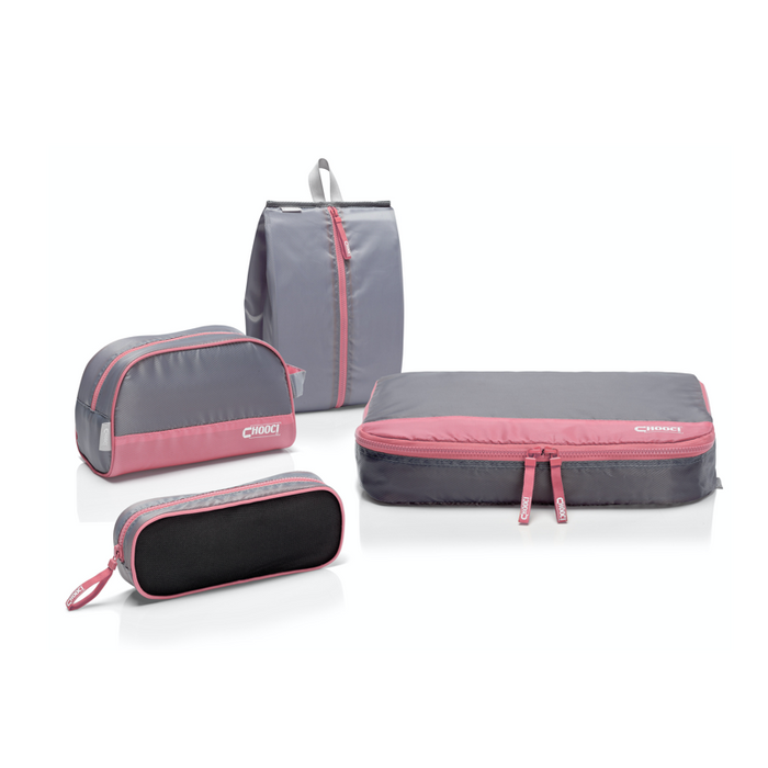 Four Piece Waterproof Travel Bag Set | Multiple Colors