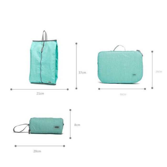 Three Piece Waterproof Storage Bag | Multiple Colors