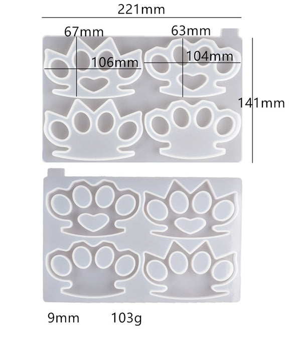 Resin Mould Brass Knuckle